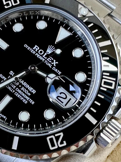 Rolex Submariner Silver Black