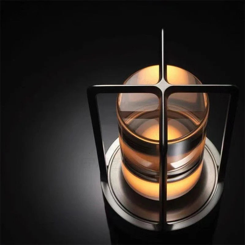 Table Lamp – Sleek Swedish Design, Touch Control, Wireless Rechargeable, 3-Level Dimming"